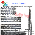 Bimetallic Screw Barrel Bimetallic Conical Twin Screw Barrel For Recycling Plastics 